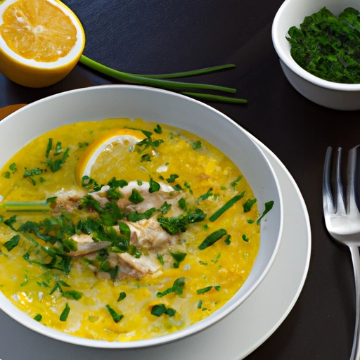 Lemon Velvet Chicken Rice Soup