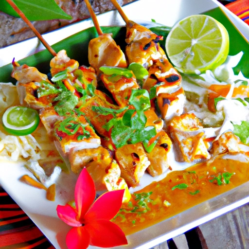 Lemongrass Chicken Satay