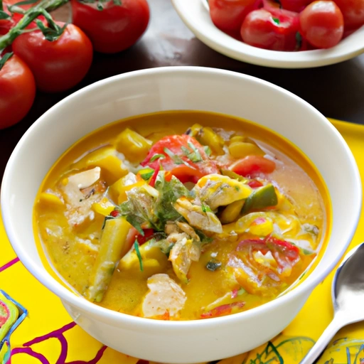 Lemony Chicken and Okra Soup