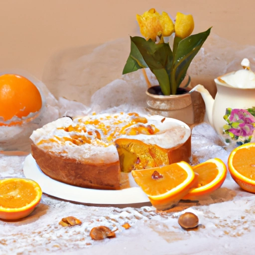 Wielkanocny Tort Pomarańczowy