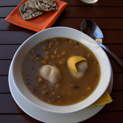 Lentils and Dumplings Soup