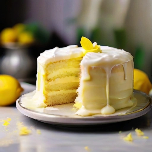 Liberty Cake with Lemon Icing