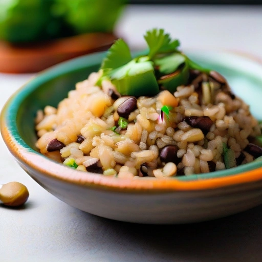 Lime Rice and Black-eyed Peas