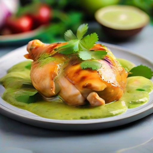 Lime-sauced chicken