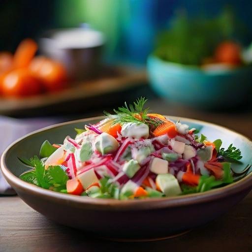 Lithuanian Mixed Vegetable Salad