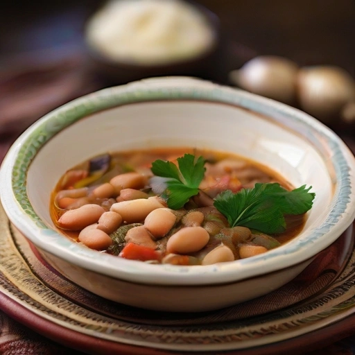 Loubia b'Dirsa, Algerian White Bean Stew