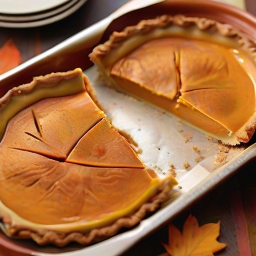 Low-cal Pumpkin Cheese Pie