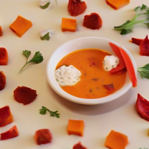 Low Calorie Sweet Potato and Pepper Soup