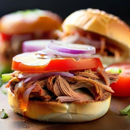 Low-carb Easy Pulled Pork Sandwiches