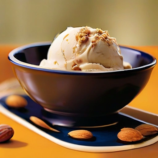 Low-cholesterol Hazelnut Crunch Ice Cream