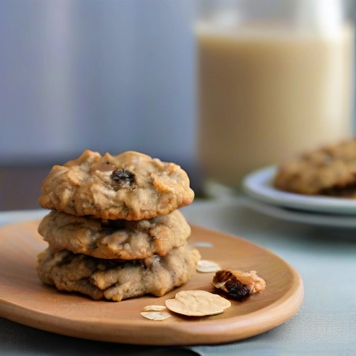 Low-fat Applesauce Oatmeal Raisin Cookies