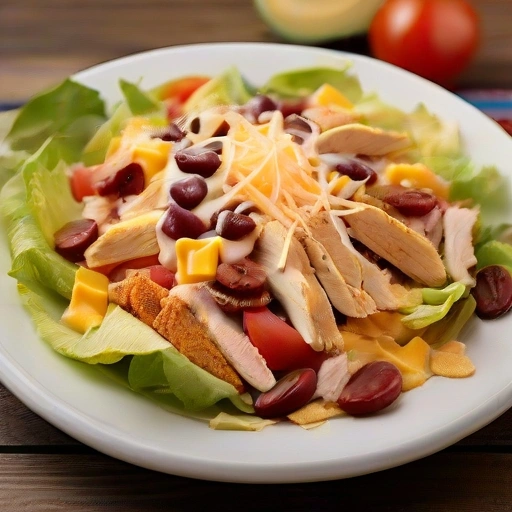 Low-fat Chicken Taco Salad