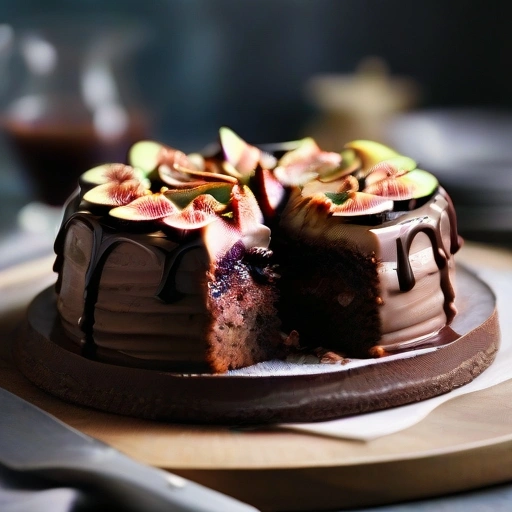 Low-fat Chocolate Fig Cake
