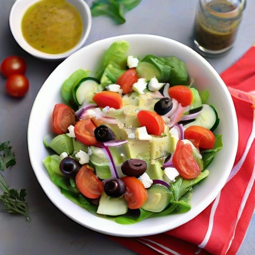 Low-fat Tossed Greek Salad