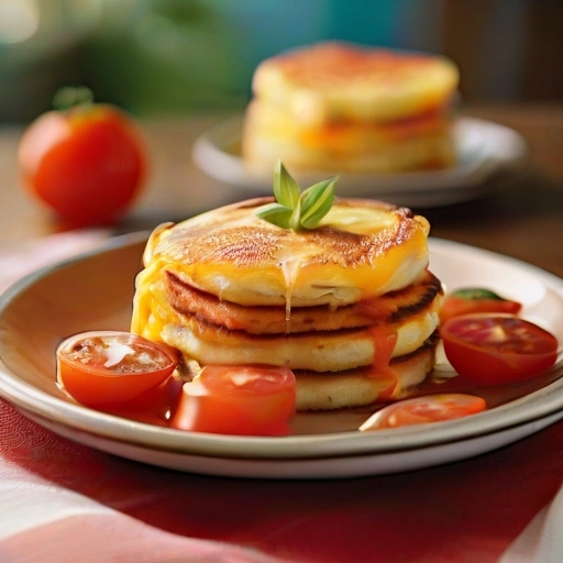 Luncheon Cheese Griddle Cakes