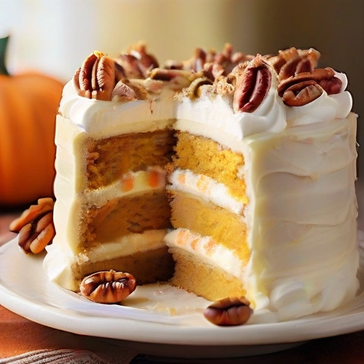 Luscious Four-layer Pumpkin Cake