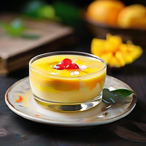 Makanezyjski pudding z mango