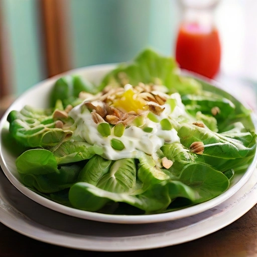 Macedonian Lettuce Salad with Yoghurt