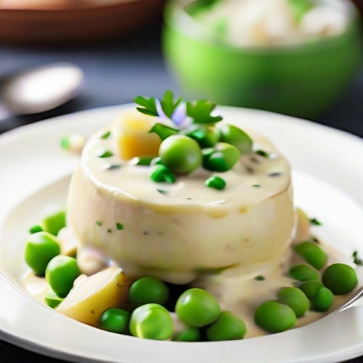 Mama's Young Peas and Potatoes in White Gravy