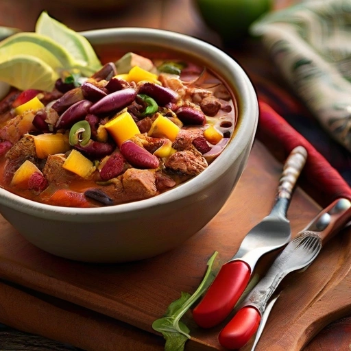 Mango Chipotle Guajillo Turkey Chili