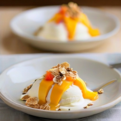 Mango Creamy Banana Split