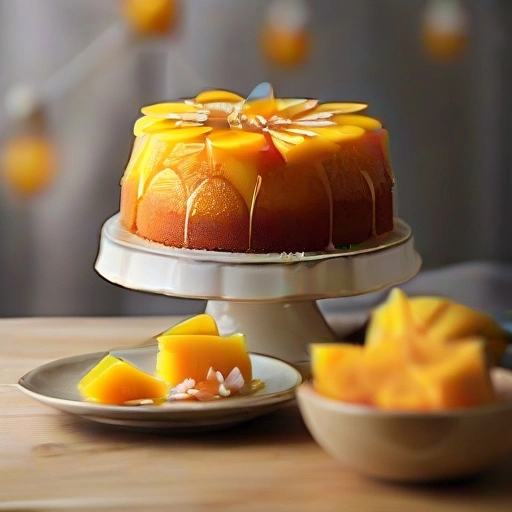 Mango-Ginger Upside-down Cake