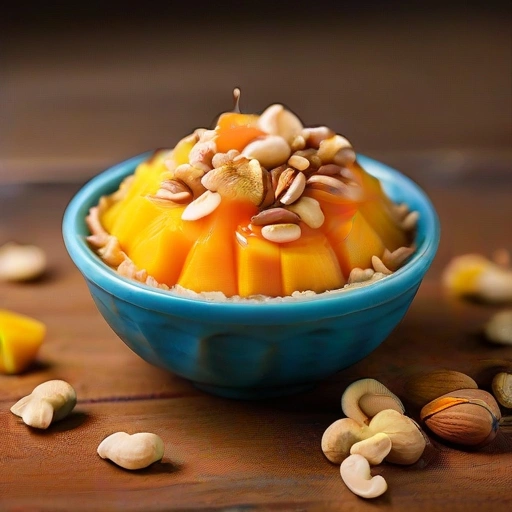 Mango-Nut Topping