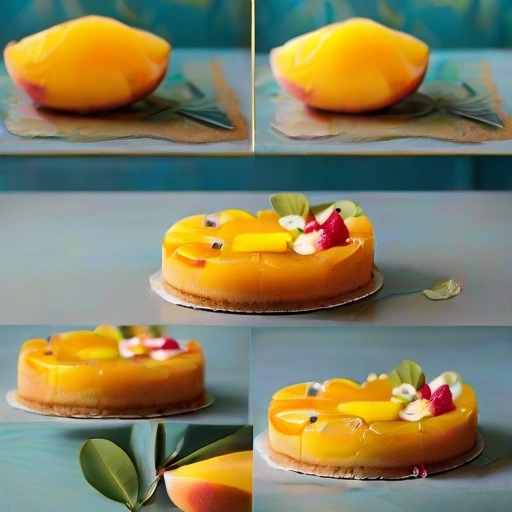 Mango Upside-down Cake