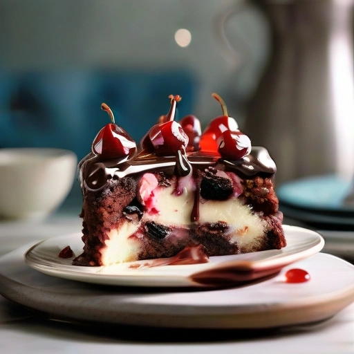 Maraschino Cherry Chocolate Nut Cake