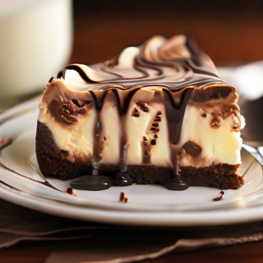 Marbled Chocolate Cheesecake
