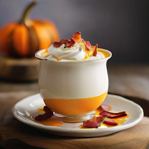 Marc Veyrat's Pumpkin Soup with Bacon-flavoured Whipped Cream