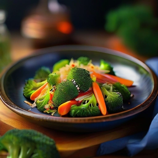 Marinated Broccoli and Carrots