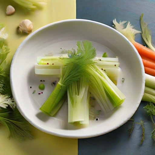 Marinated Celery Hellenic-style