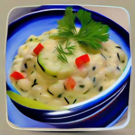 Marinated Navy Beans and Zucchini