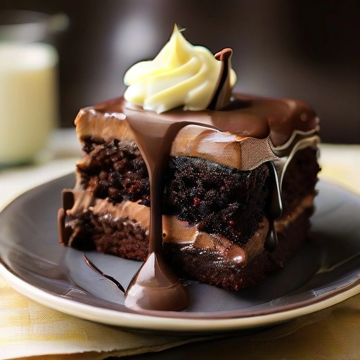 Mayonnaise Chocolate Sensation Cake