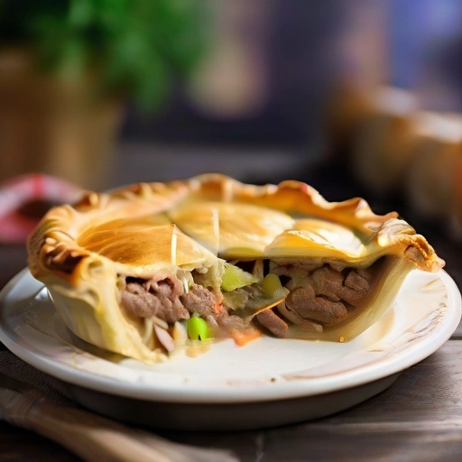 Meat and Cabbage Pie