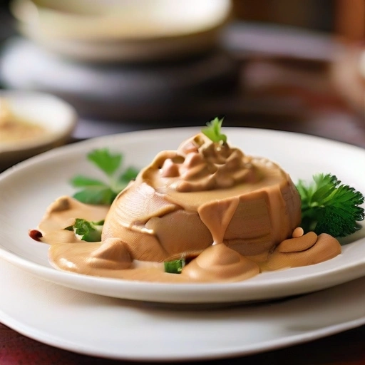 Meat with Peanut Butter Sauce