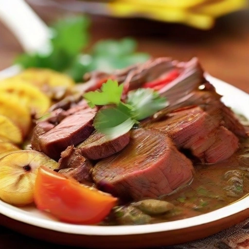 Meat with Plantains