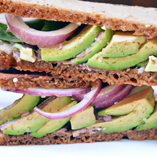 Melanie's Avocado Veggie Sandwich