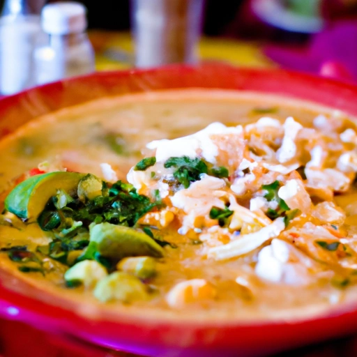 Meksykańska zupa z kurczakiem