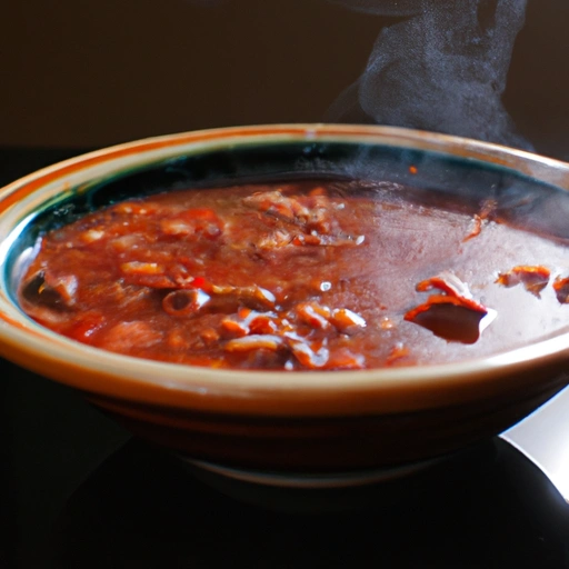 Meksykańska zupa z wieprzowiną i fasolą