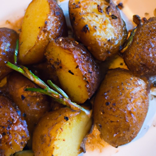 Microwave Teriyaki Potatoes