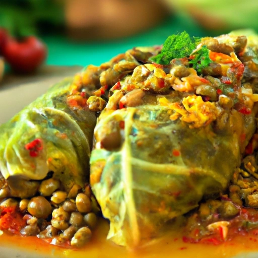 Middle Eastern Vegetarian Stuffed Cabbage