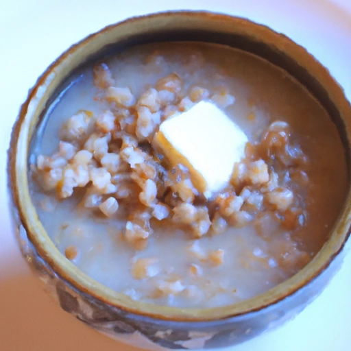 Milk Soup with Buckwheat