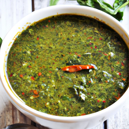 Milookhia (Green Herb Soup)