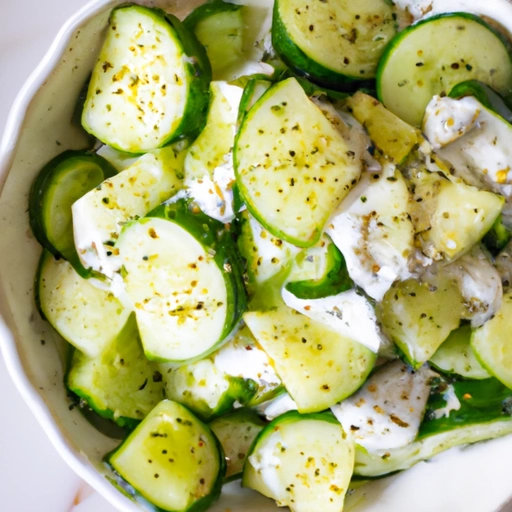 Mint Cucumber Feta Salad
