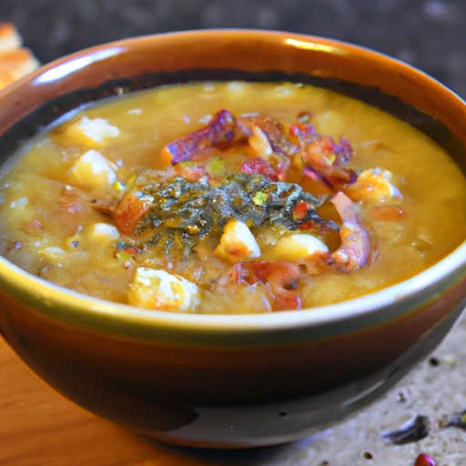 Mixed Bean and Apple Soup