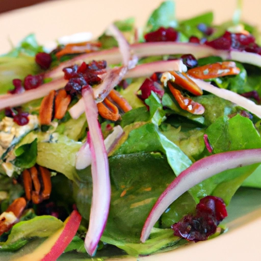 Mixed Greens Salad with Cranberry Vinaigrette