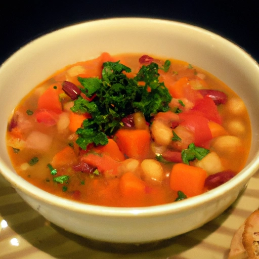 Monastery style bean soup