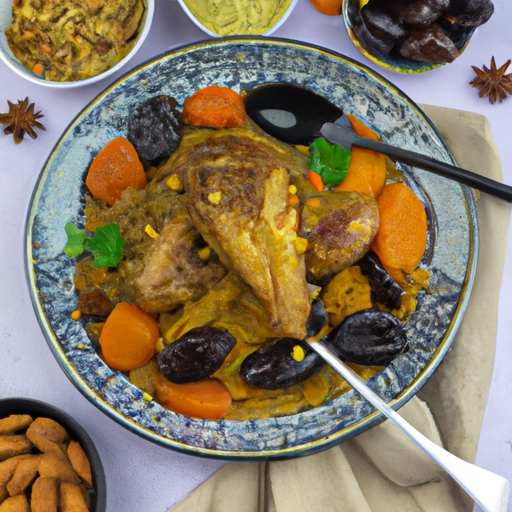 Moroccan Chicken and Prune Tagine